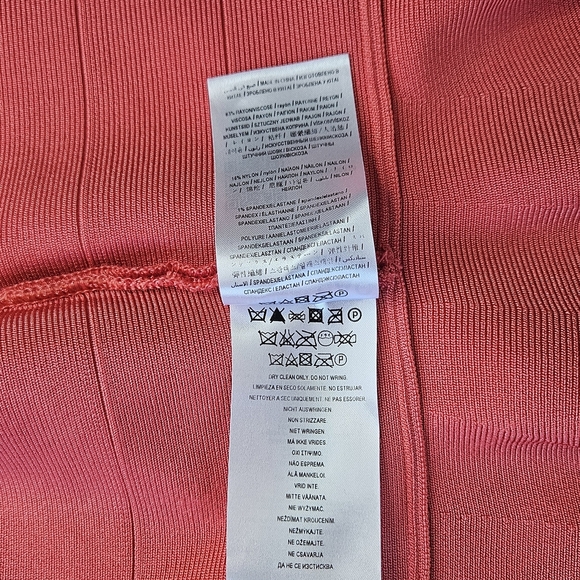 GUESS by Marciano Coral Bandage Skirt – High Stretch Bodycon, Size S - Picture 5 of 8